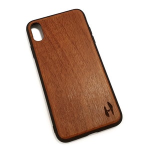 Hoentjen Creatie, Wooden TPU Case rosewood - iPhone XS Max