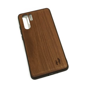 Houten TPU case, Huawei P30 Pro - Notenhout