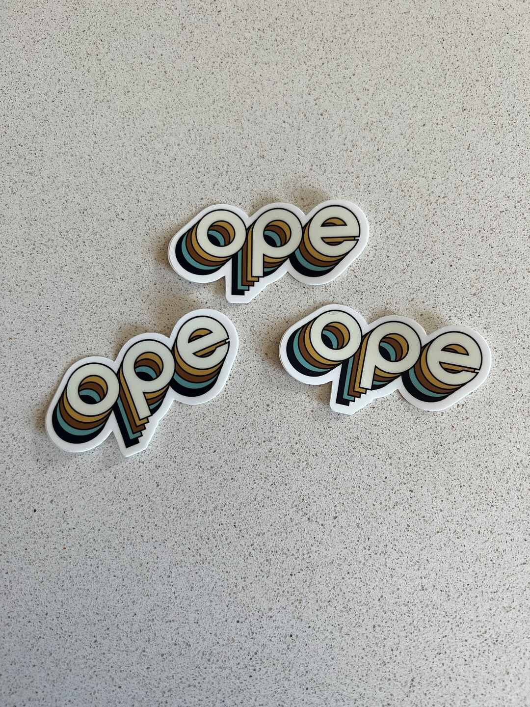 Ope! It's a Sticker! Nature Colorway 3 Pack - Etsy