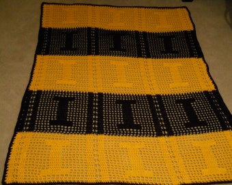 personalized afghan etsy