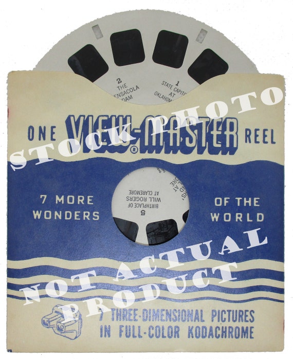 ViewMaster - Fantasyland - Disneyland - A178 - Vintage - 3 Reel