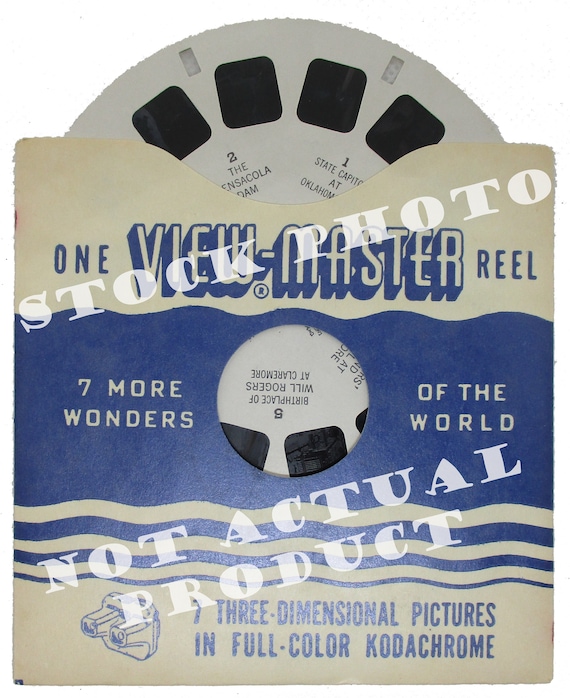 Vintage 1958 View-Master STRANGE ANIMALS OF THE WORLD B615 All 3 Reels &  Booklet