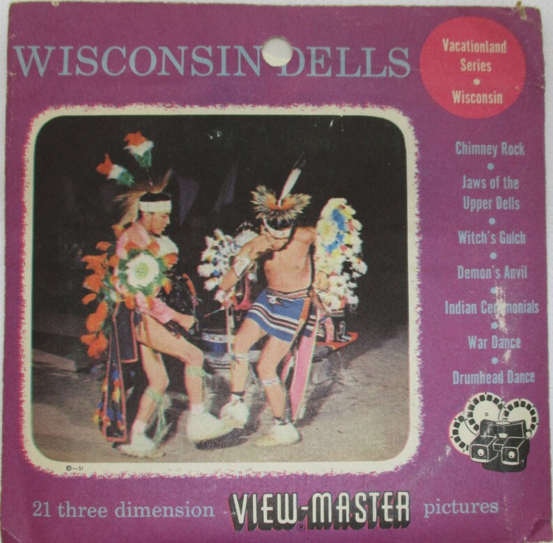 Wisconsin View-Master Reels Indiana Northeast 3 Pennsylvania Illinois Ohio Michigan