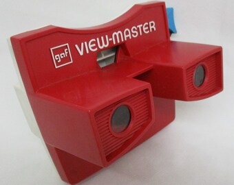 View-Master Viewer Model G Red and White