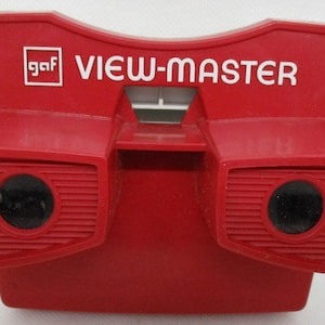 View-Master Viewer Model G Red and White