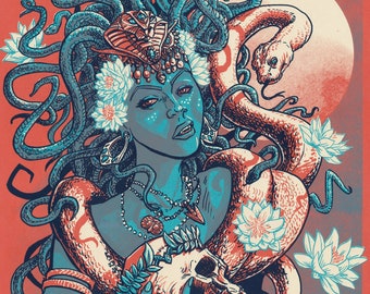 Medusa Screen Print—Summer Haze Edition