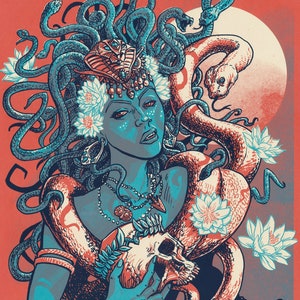 Medusa Screen Print—Summer Haze Edition