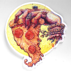 Eternal Pizza Slice 3 vinyl Sticker Bild 2