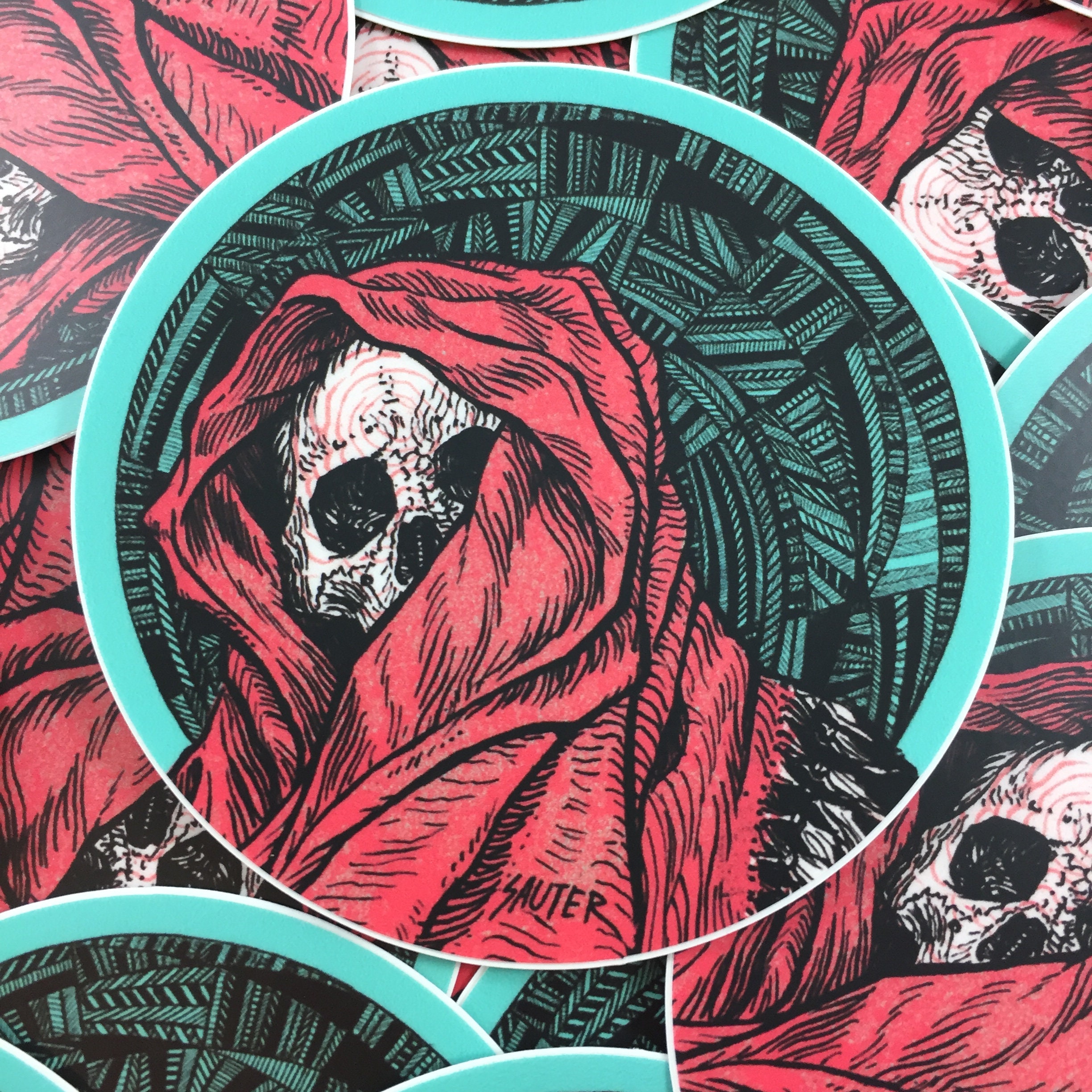 Observed by the Shrouded One—3" Vinyl Sticker