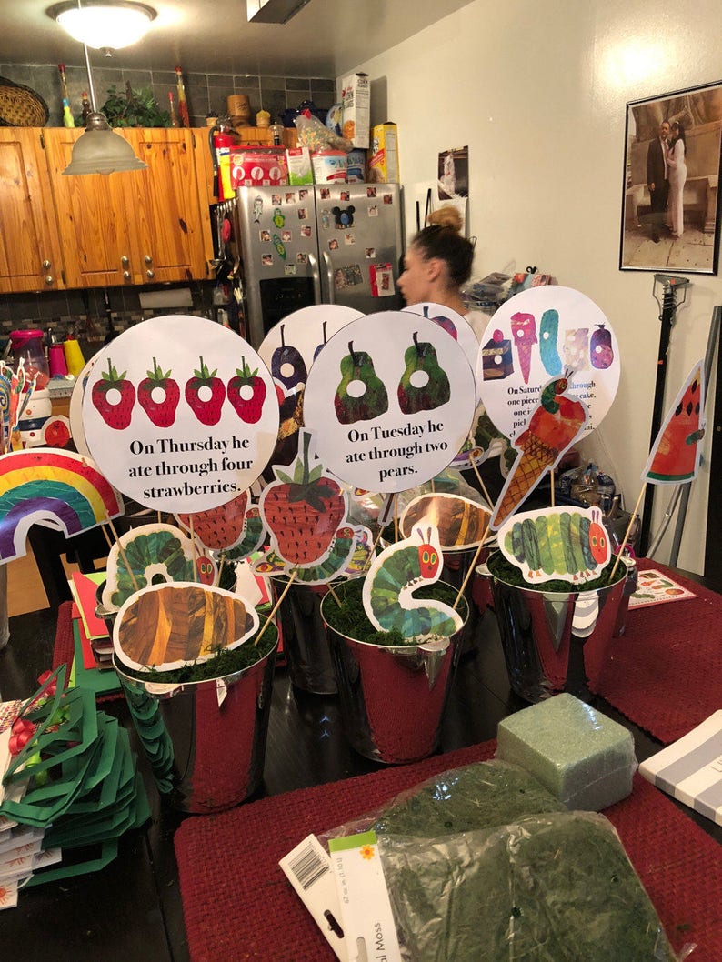 The Very Hungry Caterpillar Photo Booth Props