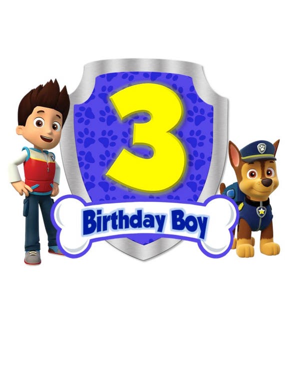 paw patrol shirt decal