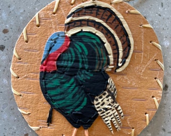 Birch Bark Bird Ornaments