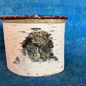 Natural Birch Bark Basket #