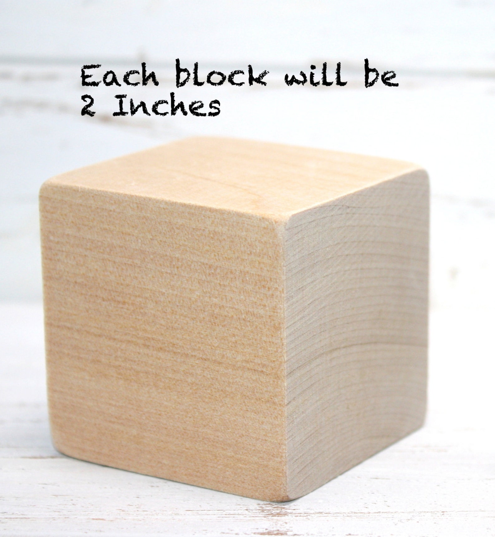 Rainbow Bright Wood Baby Blocks MADE TO ORDER Baby Etsy