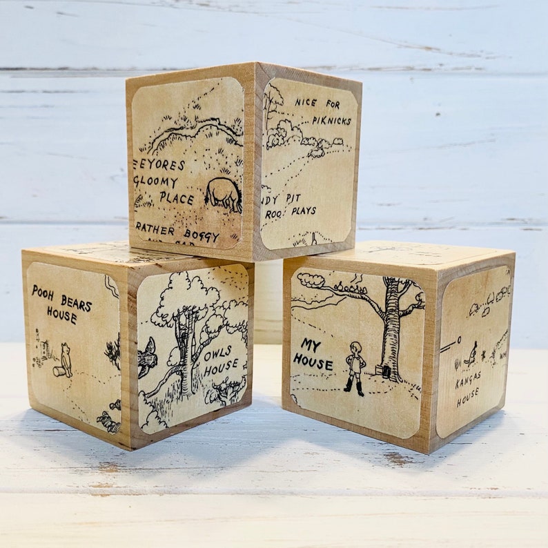 100 Acre Wood Nursery Decor Gender Neutral Wooden Baby Etsy