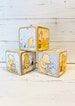 Vintage Winnie The Pooh - Wooden Baby Blocks - Baby Shower Decor - Table Centerpieces - Nursery Room - Book Blocks - 2 Inch
