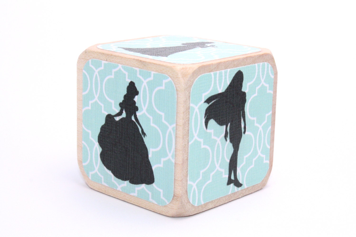 Disney Princess Wood Block Baby Blocks Cinderella Etsy