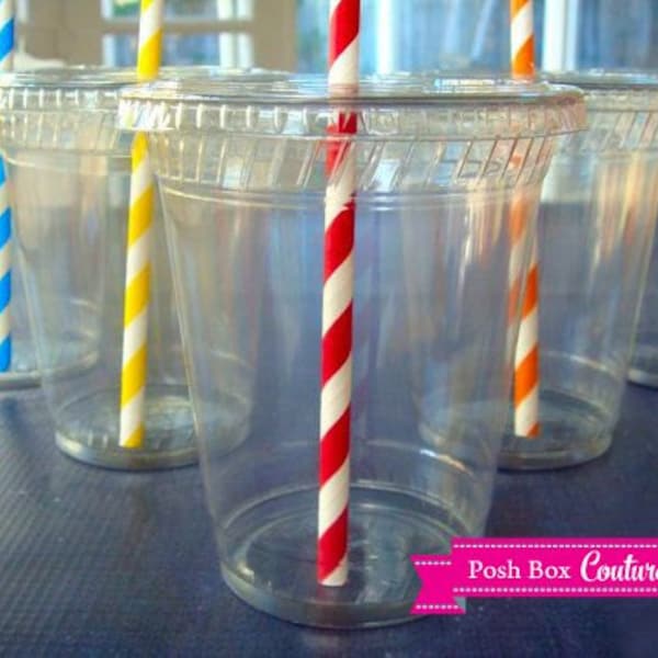 Clear 12oz Drink Cup w/Lid