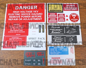 SPIRIT 80% Proton Pack & Wand Labels