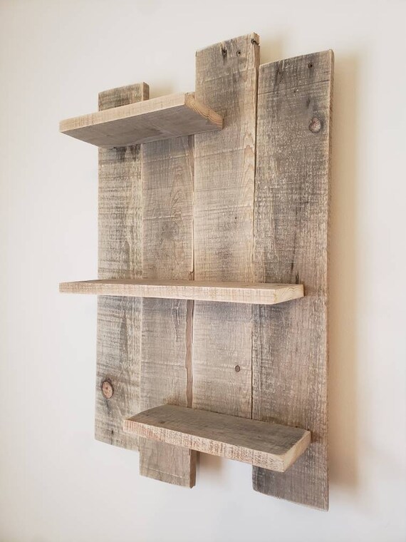 Home & Living Storage & Organization Shelving Floating pallet wood ...