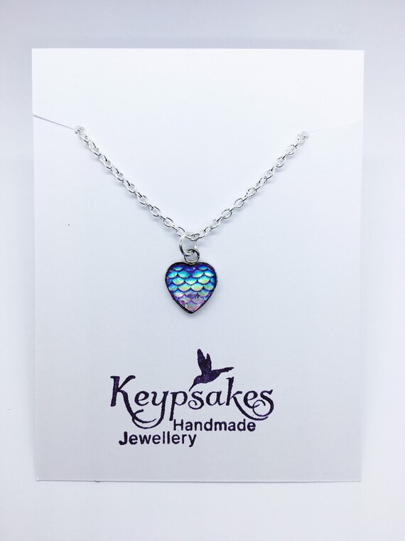 Childrens Mermaid Tail Necklace Kids Jewellery Childrens Mermaid Necklace Etsy