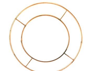 4 Florist wire wreath rings 8”