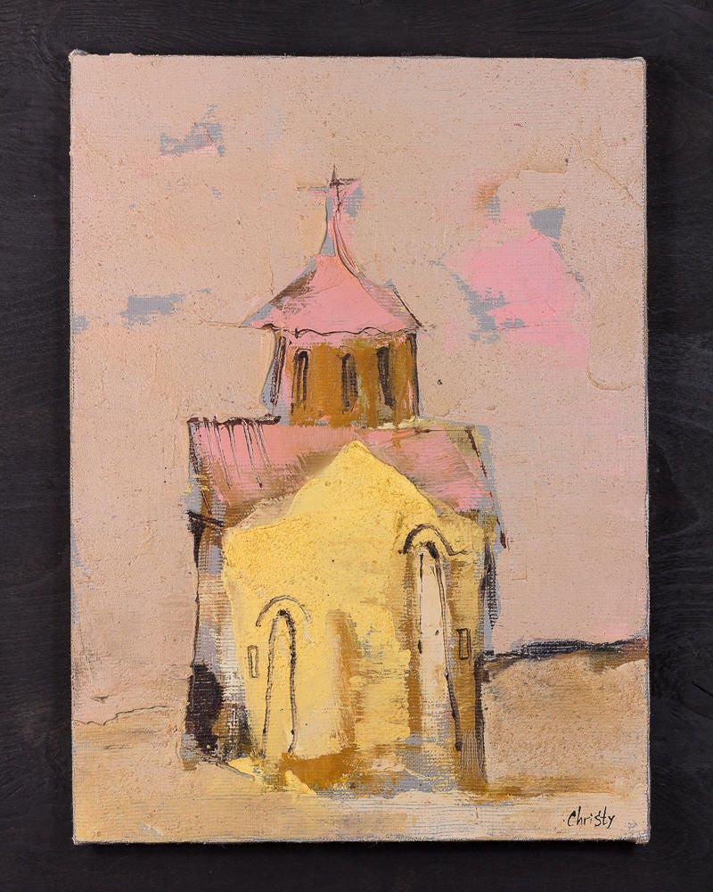 Wall decor Wall art CHURCH PAINTING religious painting | Etsy