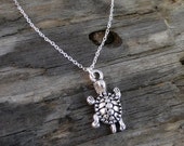 Sea Turtle sterling silver necklace "Turtle"