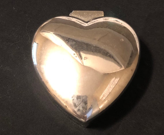 Heart Shaped Silver Plated Ring Box - image 2