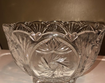Vintage Cut Crystal Bowl