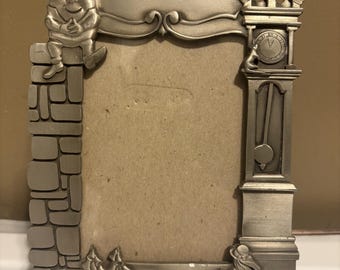 Lenox Kirk Steiff Pewter Mother Goose Humpty Dumpty Photo Frame American Museum Collection