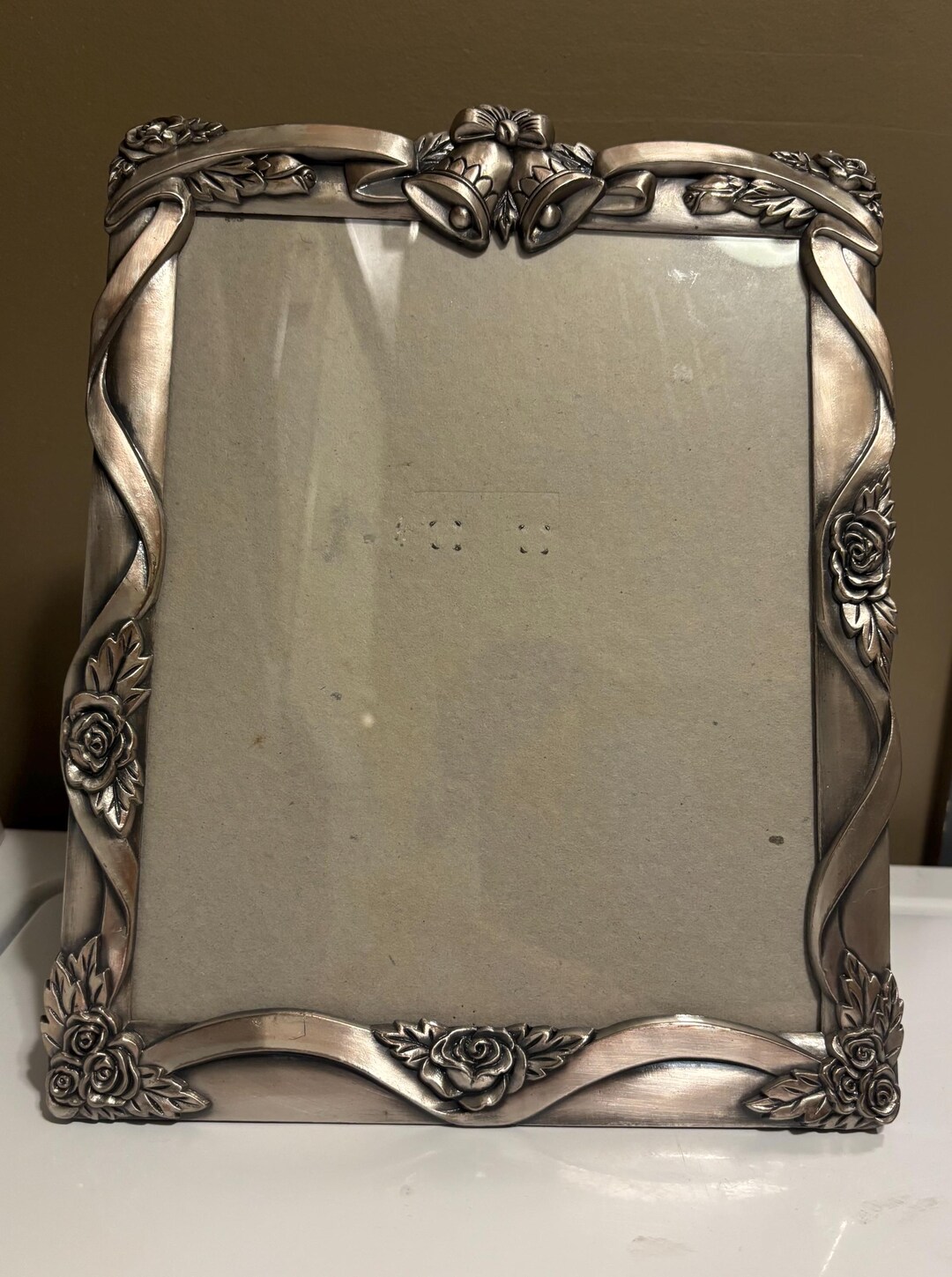 Bells Photo Frame Wedding Bells Marriage Floral Silver Plated Picture Frame - Etsy