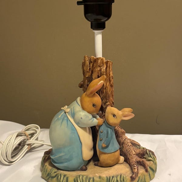 Peter Rabbit Lamp - Etsy