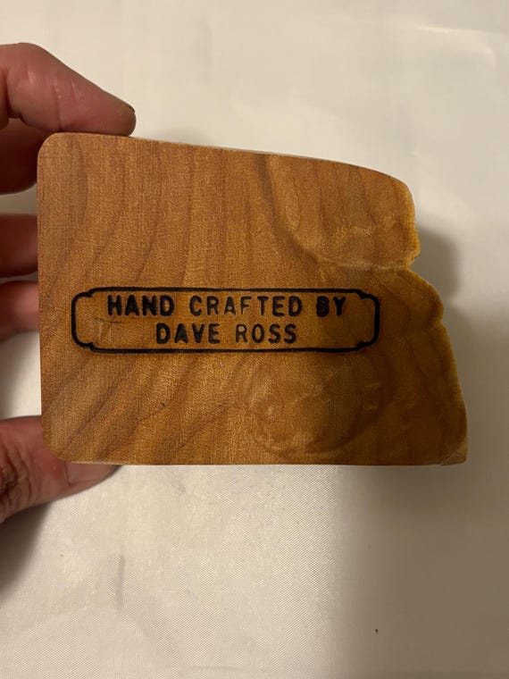 Hand Carved Dave Ross Wooden Puzzel Box Trinket B… - image 5