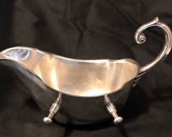 Victorian Silver Plated Gravy Boat