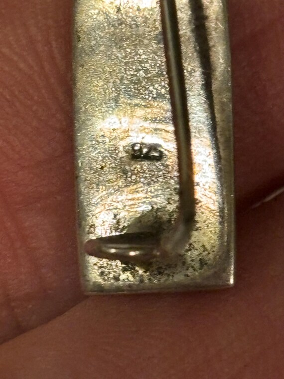 Sterling Silver Abalone Shell Dangle Earrings - image 5