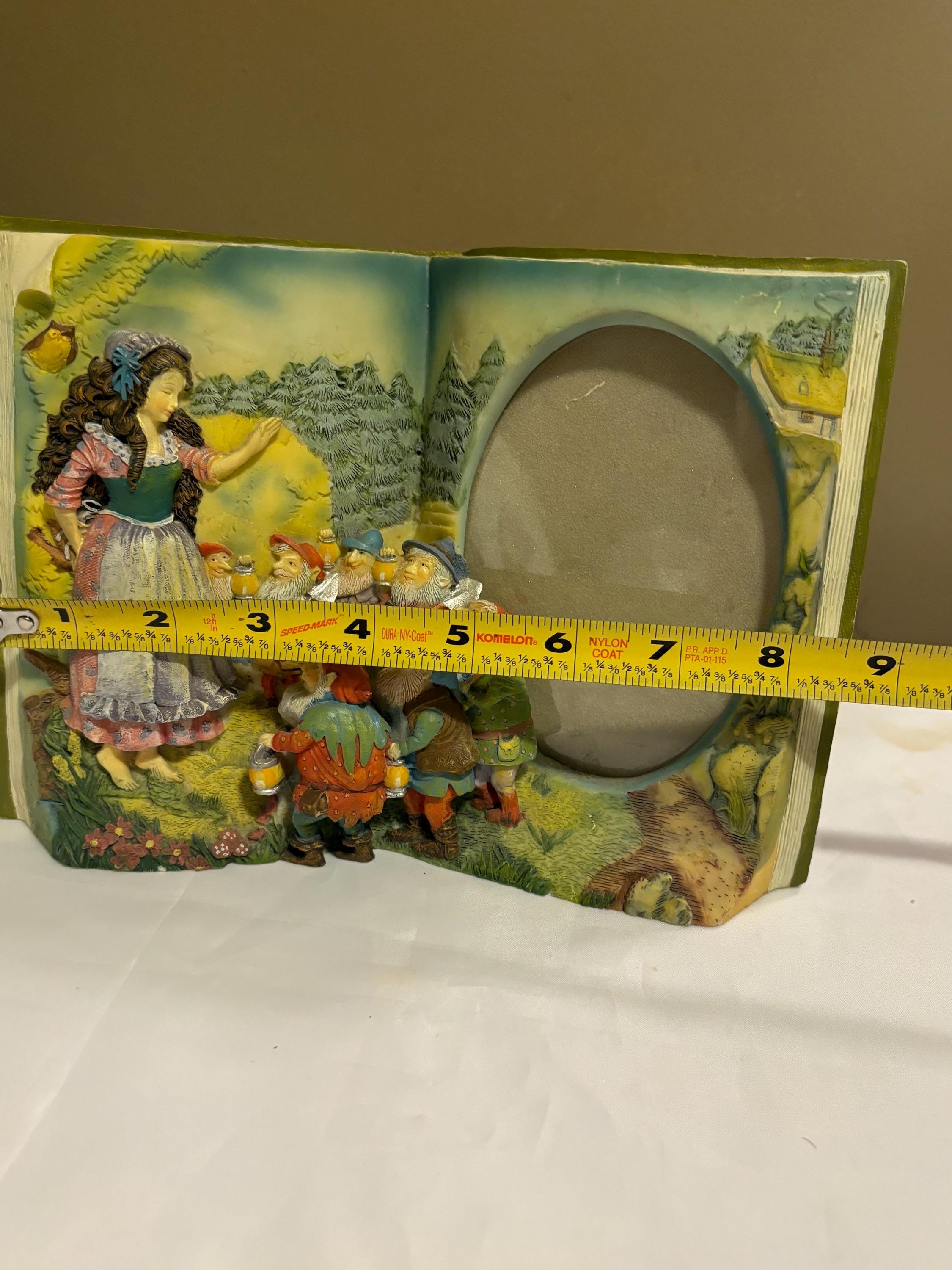 Snow White & Seven Dwarfs 3D Storybook Photo Frame - Etsy
