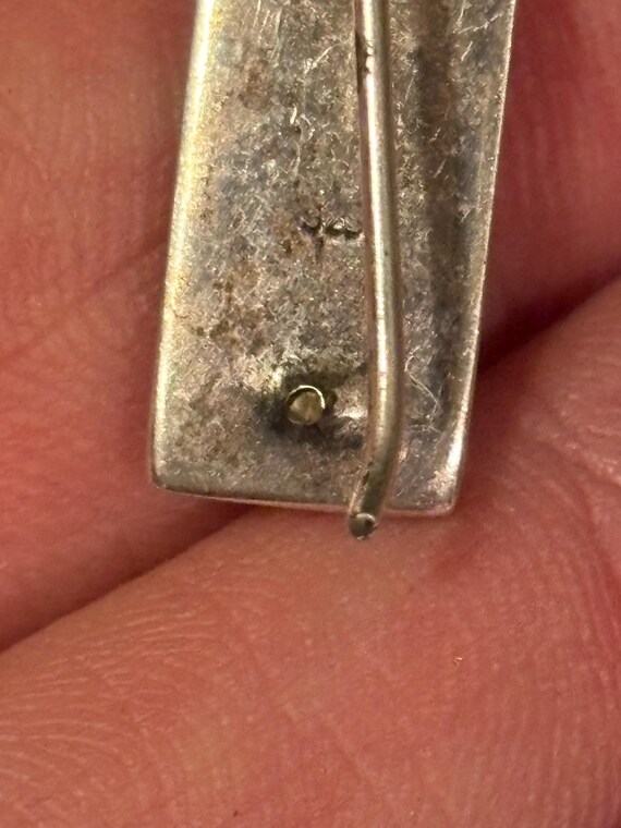 Sterling Silver Abalone Shell Dangle Earrings - image 6