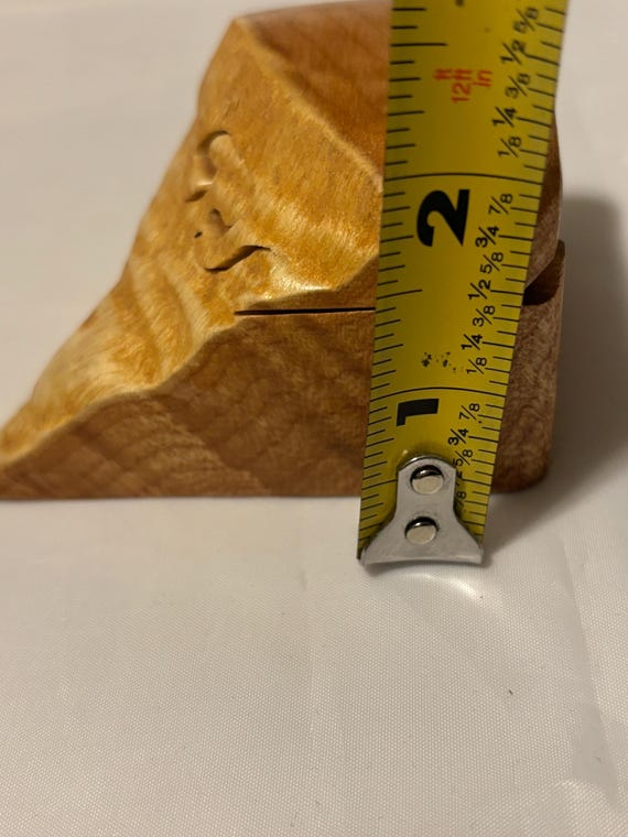 Hand Carved Dave Ross Wooden Puzzel Box Trinket B… - image 7