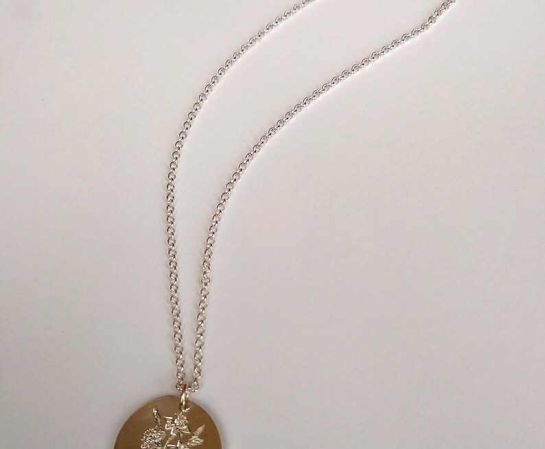 Wedding Bridesmaid Gift December Birthday Jewelry Gift For Her Gold Narcissus Flower Necklace Birth Flower Necklace Mothers Day