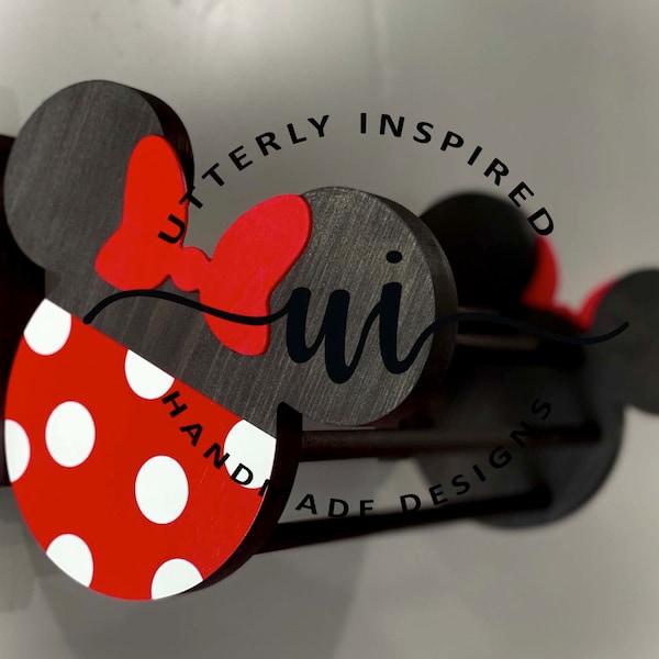 Expositor de orejas/diademas inspirado en el ratón mágico