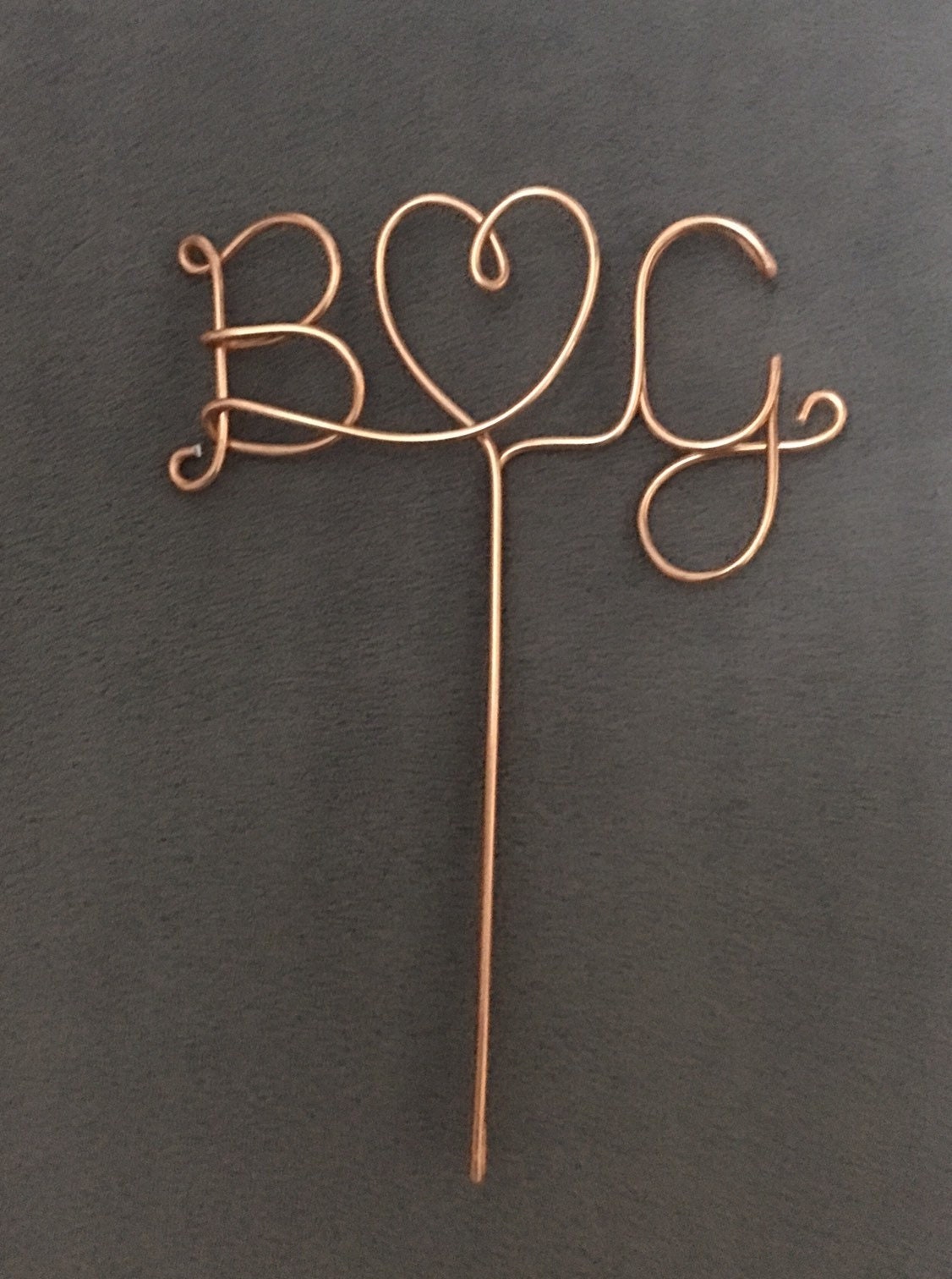 Custom Made Wire Cake Toppers Personalised Cake Topper | Etsy