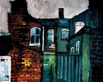 Entry (Back of Foley's Oatcakes.) Ltd Ed Print One/25