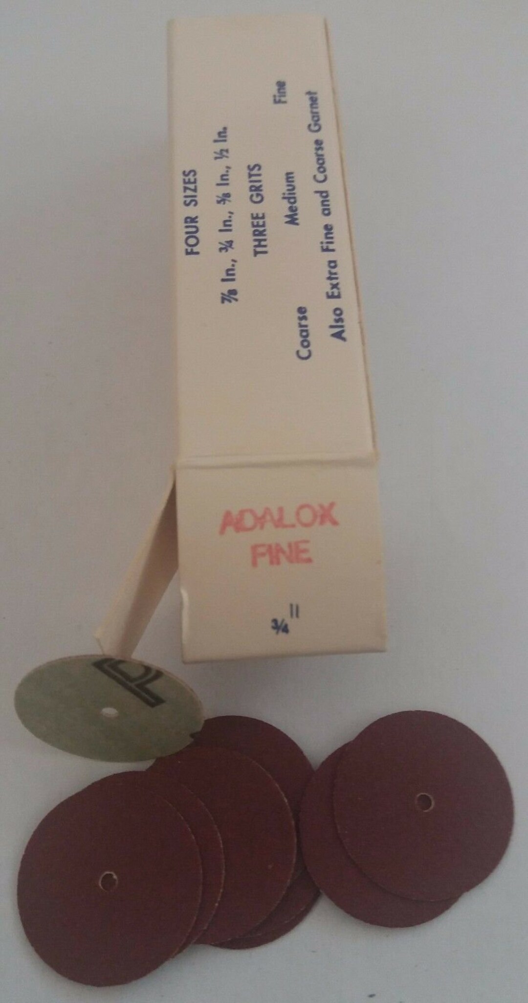 Red Pin Hole Sanding Disk 3/4 Adalox Fine Jewelers Dental Etsy