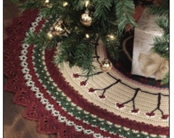 Christmas Tree Skirt Crochet Pattern PDF Download