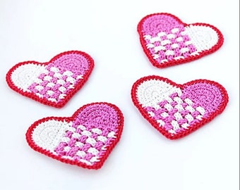 Valentine's Day Scandanavian Heart Crochet Pattern PDF Download