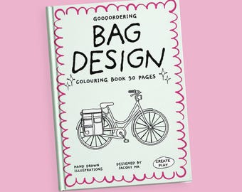 Libro para colorear de Goodordering, diseñador de bolsos, descarga imprimible