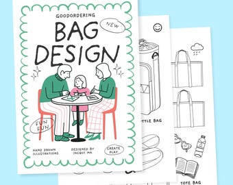 Libro para colorear de Goodordering, diseñador de bolsos, descarga imprimible