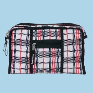 Tartan wash hand bag checkered plaid sling bag