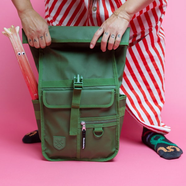 Borsa per laptop zaino rolltop impermeabile verde borsa per laptop zaino espandibile borsa impermeabile Goodordering